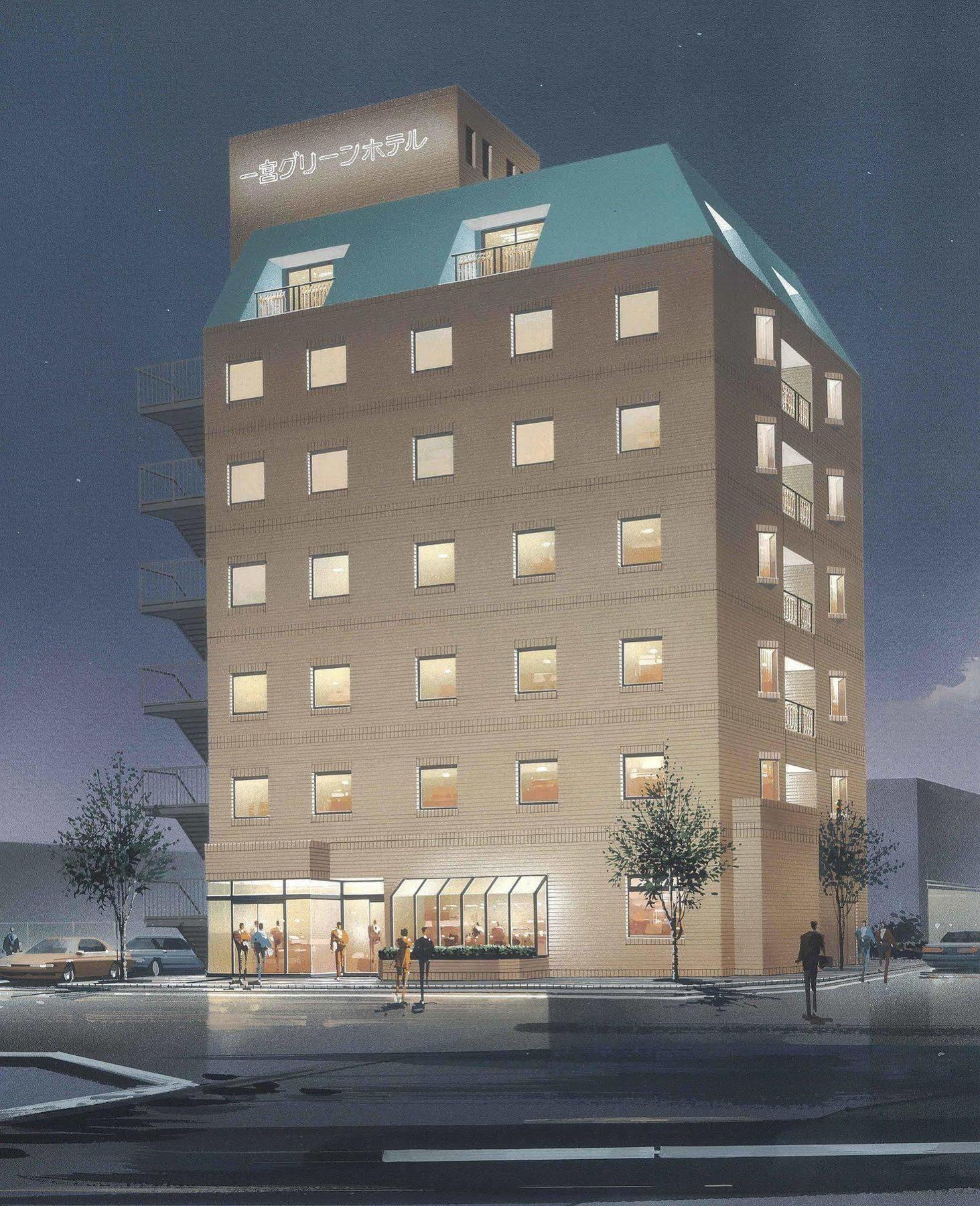 Ichinomiya Green Hotel Eksteriør billede